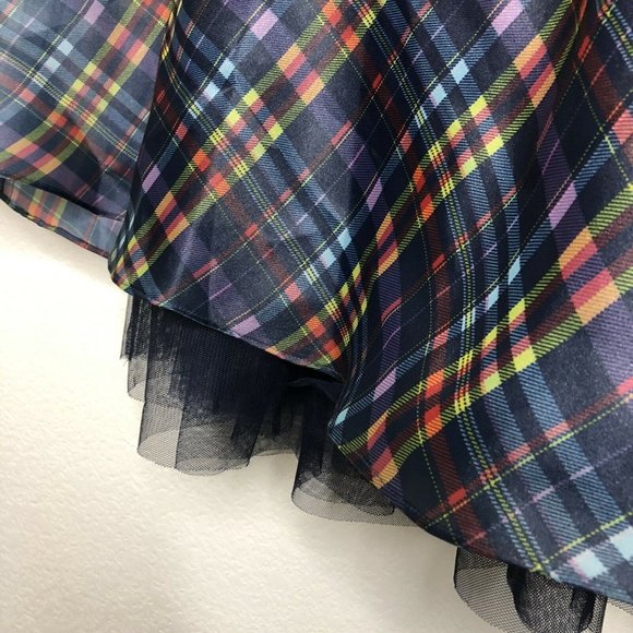Halogen Multicolor Plaid Midi Skirt - Picture 5 of 5